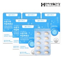 [한미생활건강] 수분가득 피부건강 보습 히알루론산 500mg 60캡슐 6박스 (6개월), 상세 설명 참조, 상세 설명 참조, 상세 설명 참조
