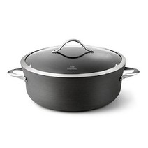 Calphalon 컨템포러리 경질 아노다이징 알루미늄 논스틱 조리기구 소스 포트 5쿼트 블랙, 8.5쿼트