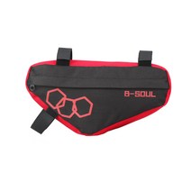 산악자전거 하드케이스 삼각가방 로드카 공구가방 자전거 헤드레스트 가방 상관가방 라이딩장비 부품, 18.5*13.5*5.4cm, 레드