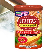 2022년 신제품 바스로망 입욕제600g 19종류 밀크프로틴 히노끼 산림욕 시어버터히알루론산 유칼립튜스라벤더 빠른출고, 16-히노끼600g