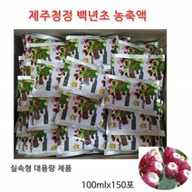 더드림식품 제주백년초 농축액 백년초열매 제주 도 백련초 진액 백연초 엑기스 손바닥 선인장 주스 실속형 대용량 제품