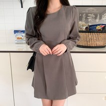 린다샵 슈니르 맞주름 플레어 미니원피스-cpops8309k2a
