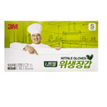 쓰리엠 니트릴 요리용 위생장갑 S, 100개입, 3개
