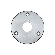 1구 캐논잭 미니 원형판넬 샷시용 XLR 패널 플레이트 알루미늄, 단품