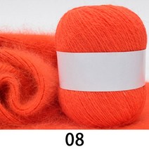 밍크털실 밍크퍼털실 수세미 실 밍크50G 밍크 모피 원사 손 뜨개질 스웨터 스카프 모자를 짜기위한 긴 봉제, 한개옵션1, 08 08
