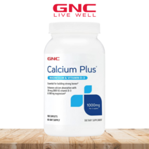 GNC 칼슘 마그네슘 비타민D3 지엔씨 1000mg 60서빙, 1개, 기본