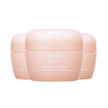 BCL 모모푸리 피치 세라마이드 모이스트 베리어 크림 80g 3팩