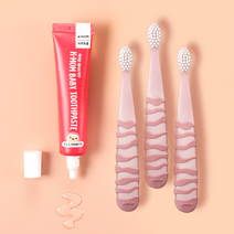 마더케이 아기양치 구강케어라인, 돌아기 양치세트_퍼스트 피치, 1세트