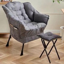 원룸쇼파 1인용 미니쇼파 일인쇼파 패브릭 소파 의자 가정용 거실, 8_그레이 친화적