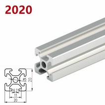 라우터 테이블 목공 작업대 루터테이블1/2 개/몫 100mm-500mm 길이 2020 20100 알루미늄 프로파일 압출 선, 02 150MM_10 2PCS 20100