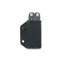 클립 앤 캐리 키덱스 가죽만/사이드킥/리바/REV용 멀티툴 피복 미국산 평생 보증 미 EDC 홀더 홀스터 커버 블랙, 블랙입니다.