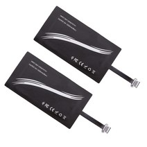 STK 2x USB 유형 C Qi 무선 충전 수신기 패치 모듈 휴대 전화, 118x45mm, 설명, 블랙