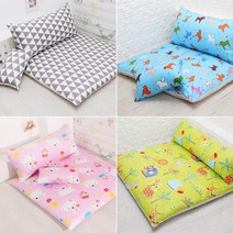 [IL∃7] 어린이 휴식 매트 세트 100x110 11종 택1 대방석 놀이 쇼파대용 낮잠 소파_E∃8260eA, ∠Op_유니콘블루