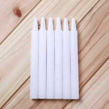 6p 롯데 연꽃 양초명광(백색), 1개