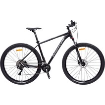 [휠러코리아] PROBIG 200 DEORE 20단 29인치 알로이 MTB 자전거 2022, 17인치, BLACK
