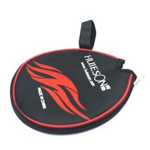 Huieson 전문 테이블 테니스 라켓 케이스 원 모양 탁구 패들 컨테이너 가방 액세서리 저렴한 가격, red black