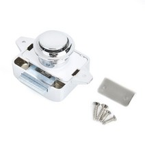 캠핑카제작 래치버튼 캠핑카제작부품 캠핑카인테리어 외장부품 캠핑카가구부품 DIY 만들기 kak 10pcs camper car push lock rv caravan boat 홈, carlock001-크롬