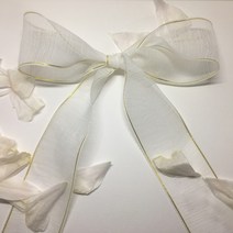 리보너 골드리본 40mm 부케 꽃꽂이 고급선물 포장용 금띠 포인트 리본끈 1롤 45m, 1. 25mm(1롤)