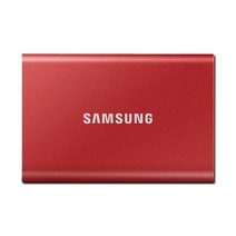 삼성전자 SSD 외장하드 500GB 1TB 2TB USB 3.2 Gen2 휴대용 포터블 C타입 USB3.0 2.0 호환, 메탈릭레드