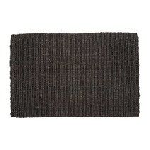 딕시 주트 도어 매트 black 70x120 cm