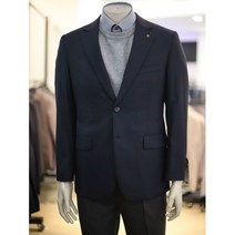 [인디안] 브루노바피 네이비 윈도우체크 울 실크 캐주얼자켓 MAN-GAUF-82-41 (P