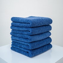 가치홈 항균타올 40수코마사 호텔수건 국산 당일발송, 청색, 10매