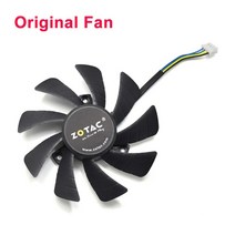 ZOTAC GTX 1060 960 GTX1060 3GB ITX 미니 그래픽 비디오 카드 냉각 팬용 새로운 85MM T129215SH 4 핀 쿨러 팬 교체, CHINA 옵션 _Original