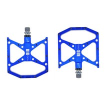 1pcs 산악 자전거 알루미늄 합금 팔린 페달 플랫폼 페달 BMX MTB, 파란색