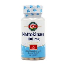 칼 나토키나제 100 mg 30 타블렛, 4병, 30정