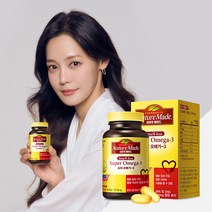 네이처메이드 슈퍼 오메가 3 (냄새걱정 없는 장용성 EPA 및 DHA 740mg), 60정, 1개, 60정