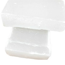 공업용 파라핀 왁스 블록 블럭 산업용 고체 덩어리 정제 목공 선반 윤활, 2.5kg (500g 5개)