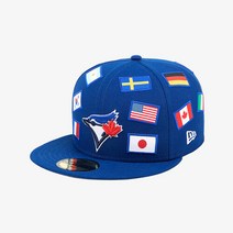 뉴에라 뉴에라모자 NQBB 12731472 MLB 올 오버 플래그 토론토 블루제이스 사이즈캡, 718