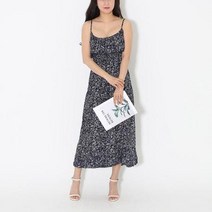 FUX886014SD-200401 민소매 나뭇잎 롱원피스
