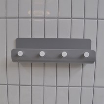 마스크 남성소지품 열쇠 차키 걸이 (3M테이프 사용으로 자국 없이), 1개, 그레이