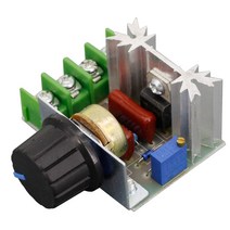 모터 컨트롤러 속도 조절기 전자 제어기 스피드 컨트롤러 2000W 고전력 사이리스터 전자 전압 AC 220V 레귤, 한개옵션0