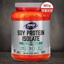 나우푸드 분리대두단백 소이 프로틴 단백질 쉐이크 보충제 무맛 907g
