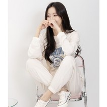 여자 조거 맨투맨세트 여자편한바지