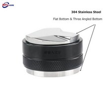 바텀리스 커피 포터필터 54MM 세이지/브레빌 870/878용 에스프레소 머신, Double 3 angled
