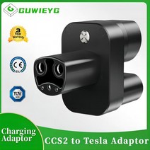 테슬라 전기 자동차 ev 충전기 커넥터 변환기 ccs2-tesla 어댑터, 테슬라 ccs2