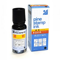 에스엠프린팅 PINE 속건(불변)잉크 검정 50ml 금속 플라스틱 유리 고무 나무 비닐 리필잉크