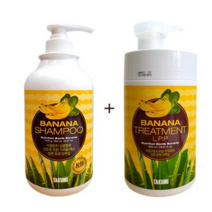 카미타쿠미 바나나 샴푸1000ml + 트리트먼트LPP 1000ml 세트