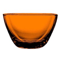 Mepra AZD230590A 앰버 스퀘어 볼 6개 팩) 9.8cm(3.8인치) 옐로우 폴리카보네이트 식기 세척기 사용 가능