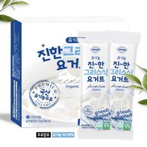 꾸덕한 짜먹는 얼려먹는 유산균이 살아있는 유기농 진한 그릭요거트 500g [원산지:국산(충청북도 청주시 청원구)], 1개