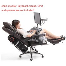 모니터암 모니터 거치대 OK920 Full Motion Chair Shaft Monitor Mount Keyboard Holder Arm Clamp Elbow W, 01 은