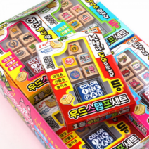 대진교육 프랜즈 1등 우드스탬프세트 랜덤배송, 랜덤