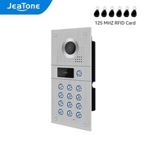 인터폰 호환 주택 빌라 현관 아파트 JeaTone 960P/AHD 비디오 도어 벨 IR 라이트 카메라 임베디드 상자가 있는 고해상도 IP65 방수 + 넓은 시야각, 02.P84218-FHD