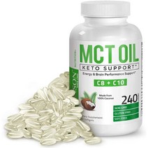브론슨 MCT 오일 엠씨티오일 코코넛오일 240 소프트겔