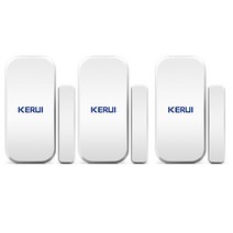 경보기 KERUI-무선 도어 자기 센서 감지기 터치 키패드 패널 GSM PSTN 홈 보안 도난 음성 경보 시스템, CHINA_3pcs