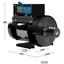 수력 발전기 3kw/5KW 소형 디젤 세트 단상 220V 가솔린 단일 구리 가정용 에어컨 냉장고, [02] 5KW