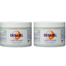 China-Gel 허브 아로마 마사지 릴렉스 크림 민트 8온스 236.59mL X 2개